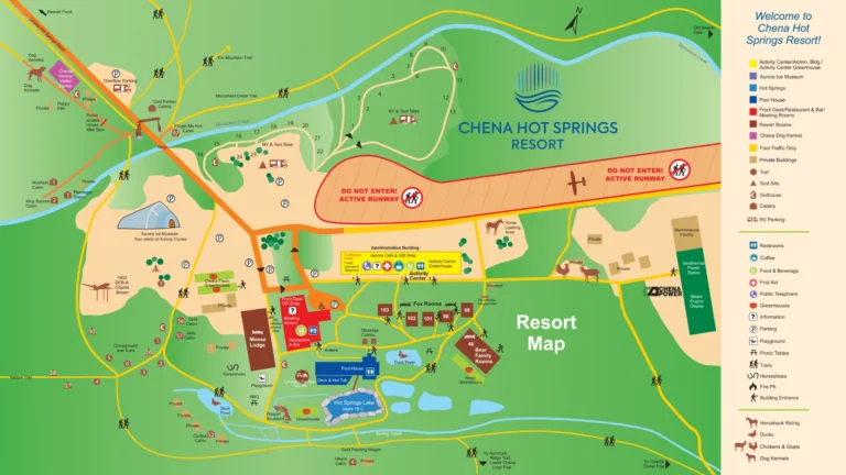 Chena Hot Springs Resort Map 2024
