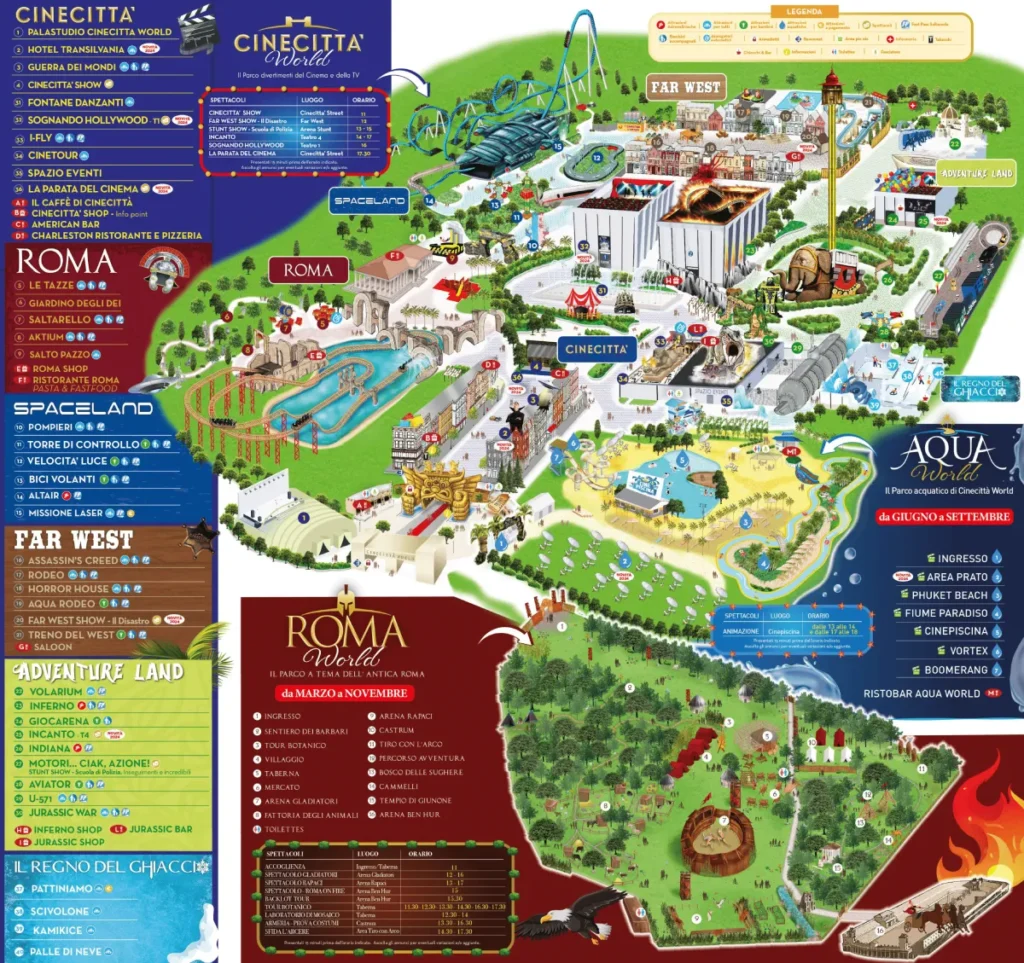 Cinecittà World Map 2024-1