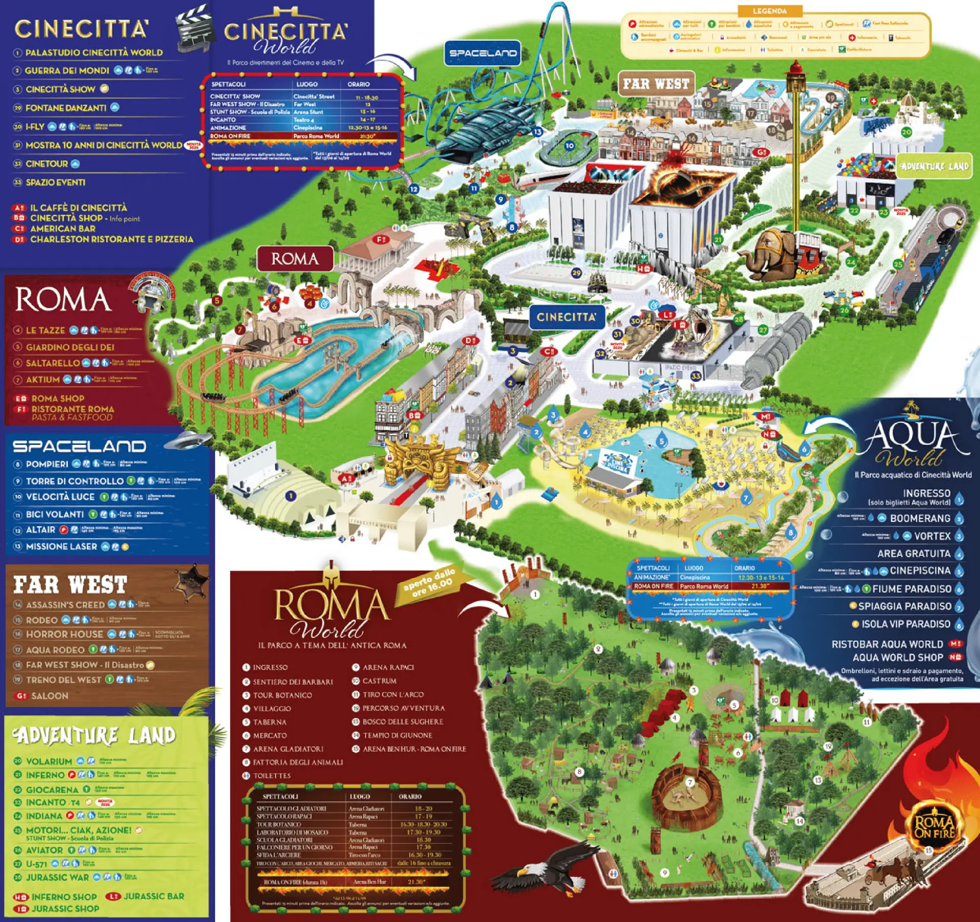Cinecittà World Map 2025-1