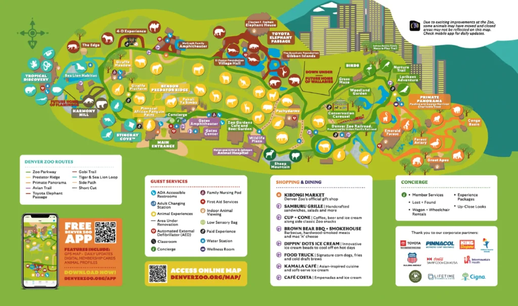 Denver Zoo Map 2024
