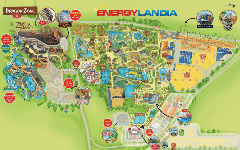 Energylandia Map and Brochure (2016 – 2025)
