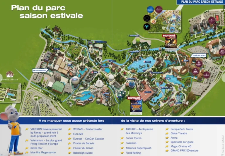 Europa Park Map 2025