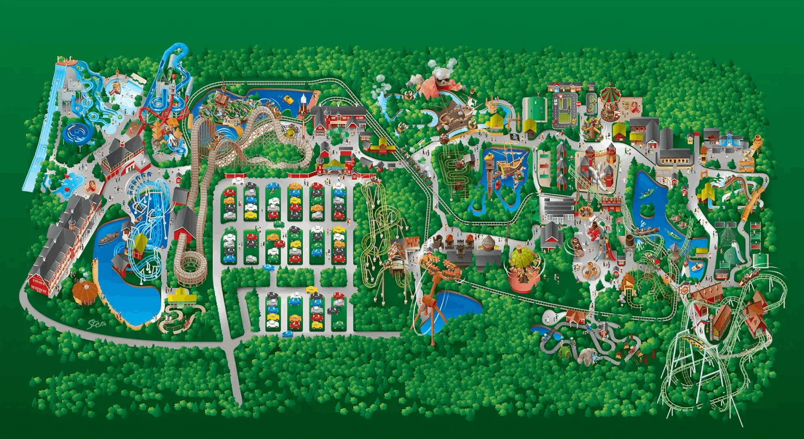 Fårup Sommerland Map 2025