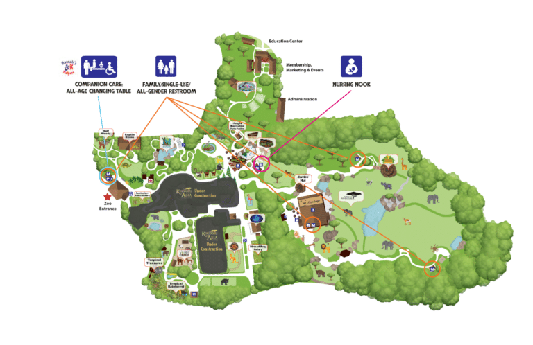 Fresno Chaffee Zoo Map and Brochure (2025 – 2021)