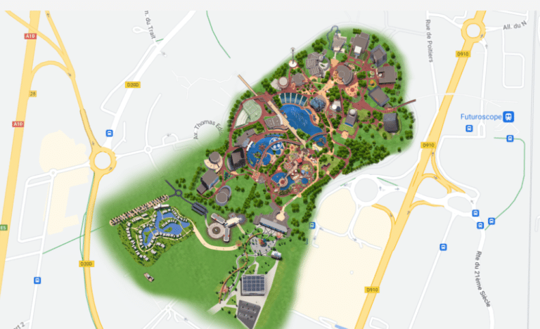 Futuroscope Map and Brochure (2025 – 2023)