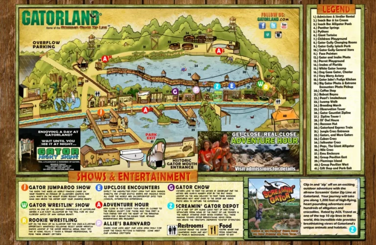 Gatorland Map 2025