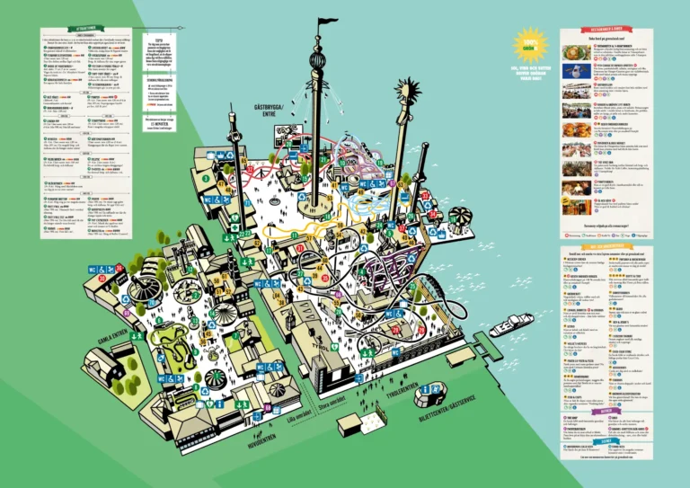 Gröna Lund Map 2025