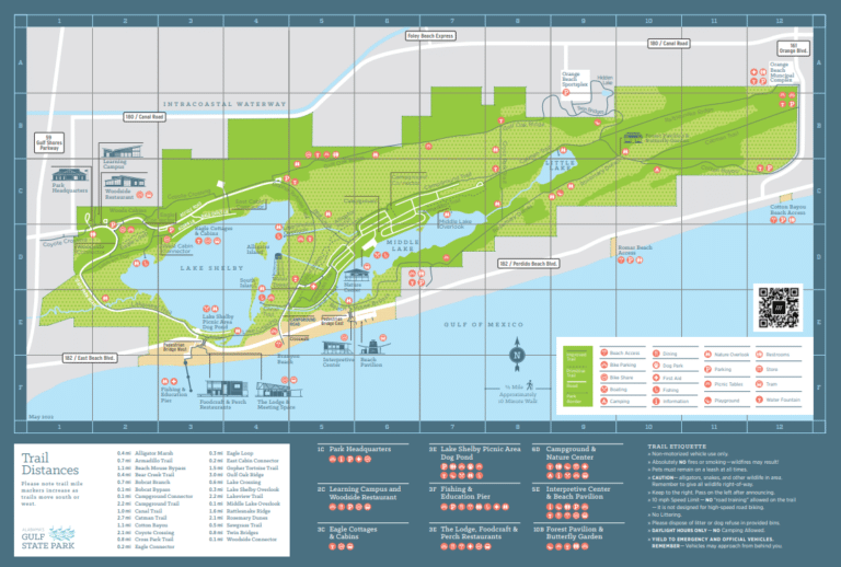 Gulf State Park Pier Map and Brochure (2021 – 2023)