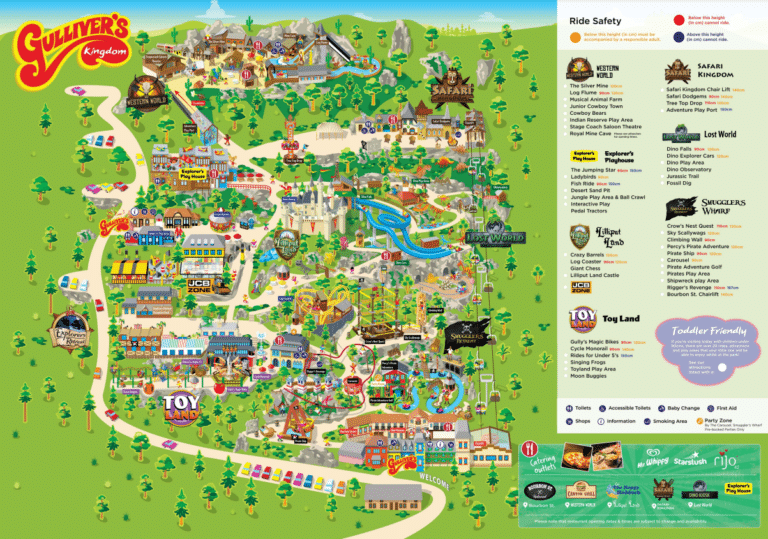 Gulliver’s Kingdom Map and Brochure (2024 – 2021)