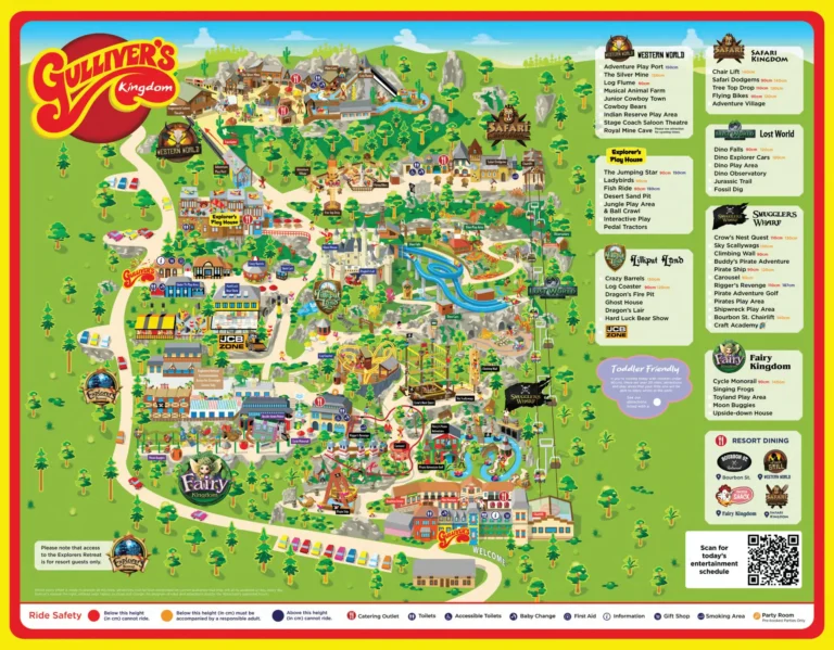 Gulliver's Kingdom Map 2025