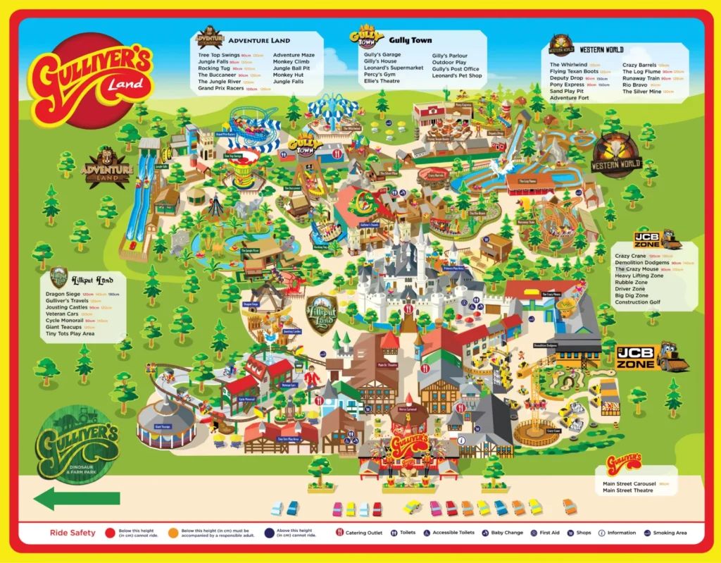 Gulliver's Land Map 2024-1