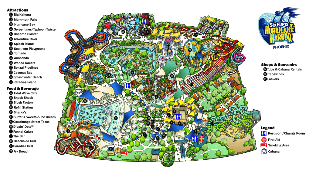 Hurricane Harbor Phoenix in Arizona