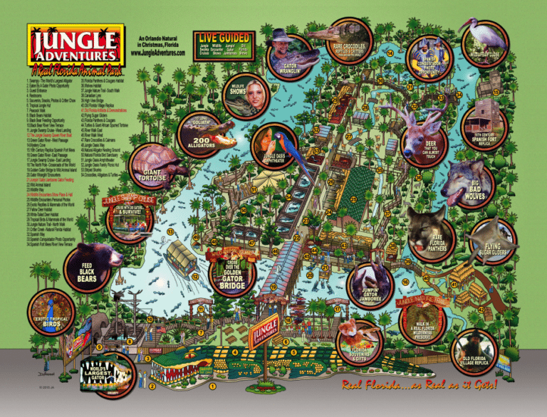 Jungle Adventures Nature Park & Zoo Map and Brochure (2021 – 2022)