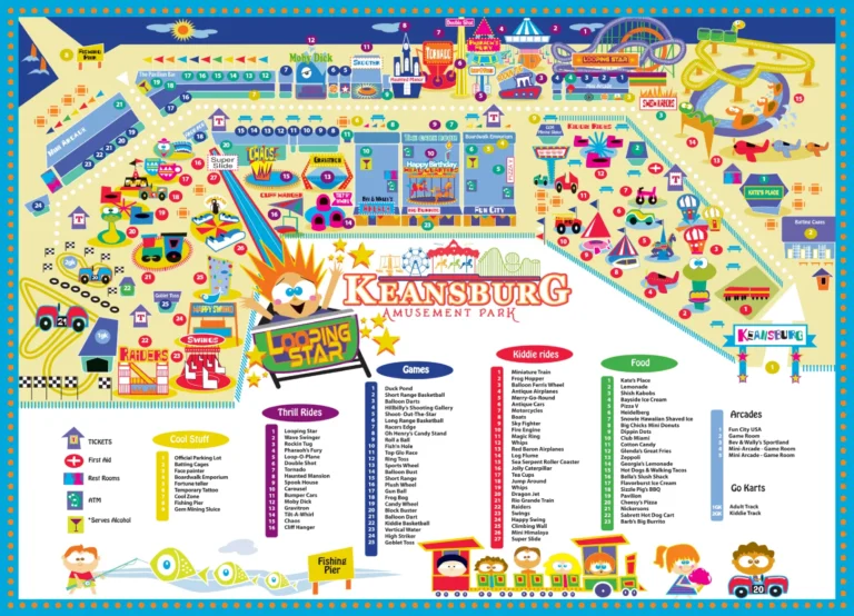 Keansburg Amusement Park Map 2025