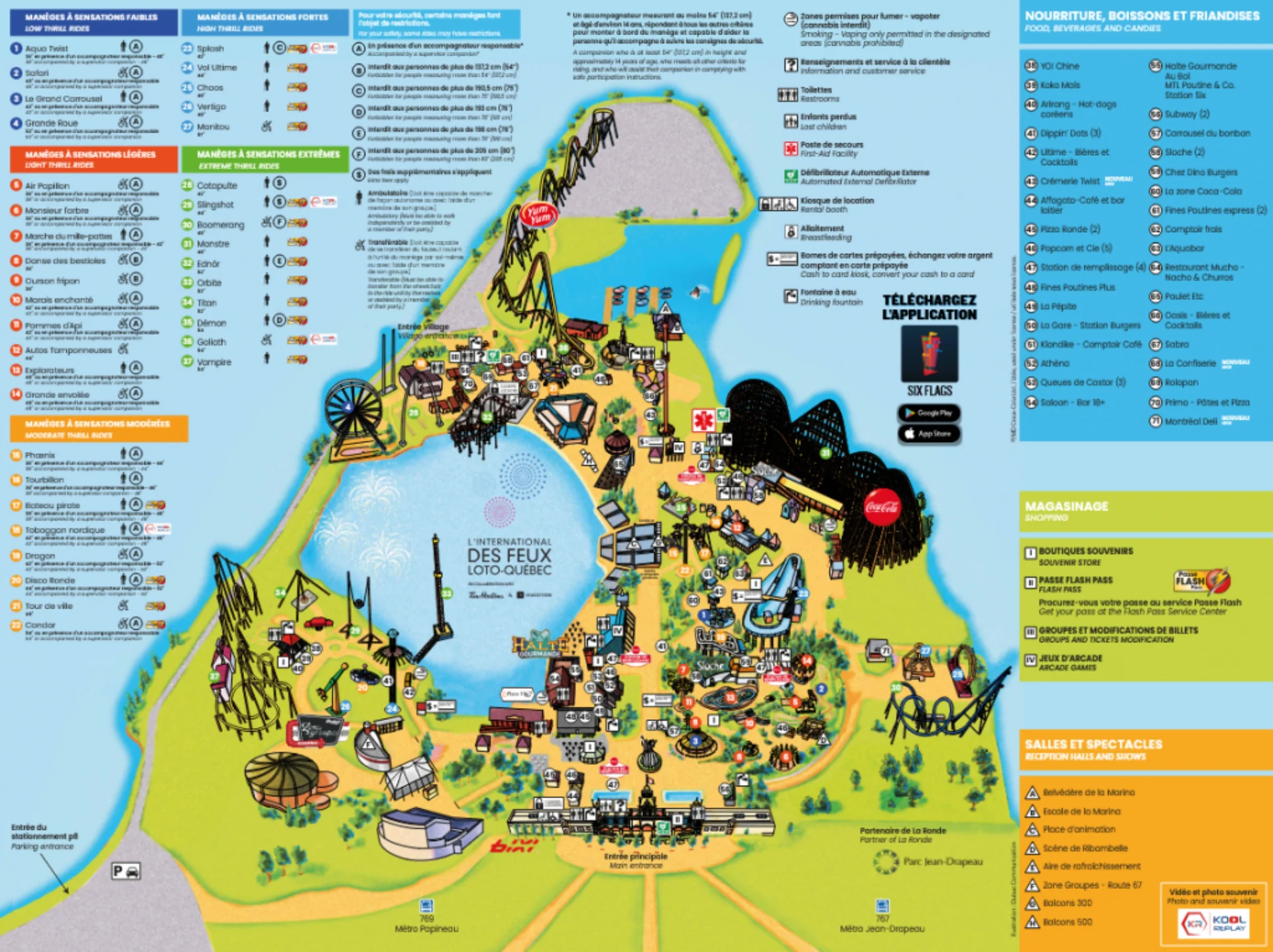 La Ronde Map 2025