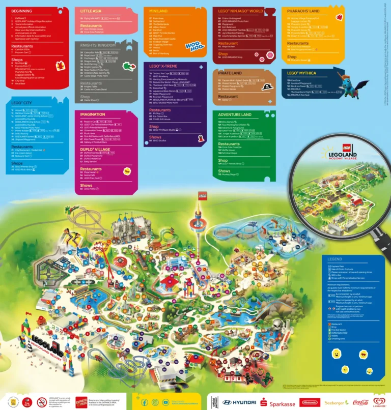 Legoland Deutschland Resort Map 2025