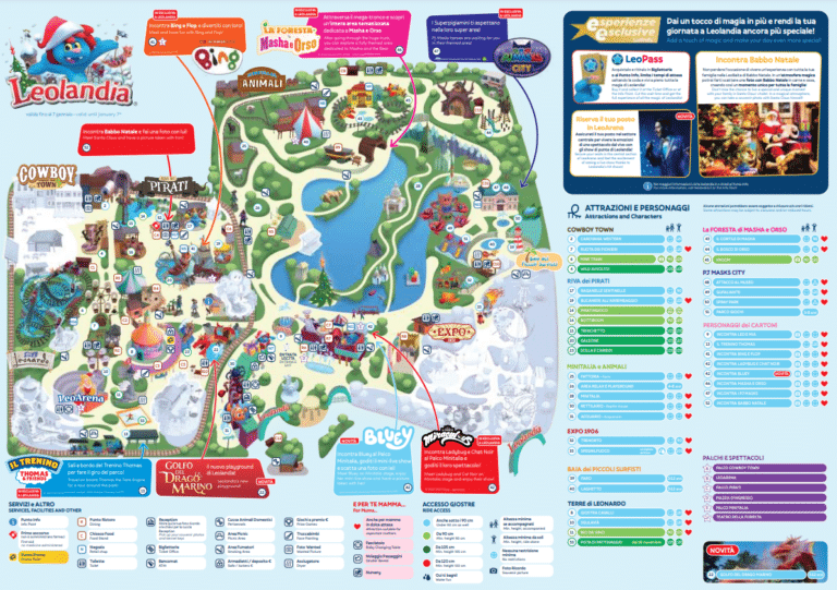 Leolandia Map and Brochure (2025 – 2023)