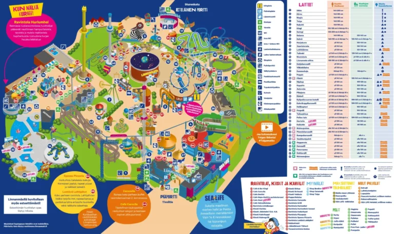 Linnanmäki Map 2025