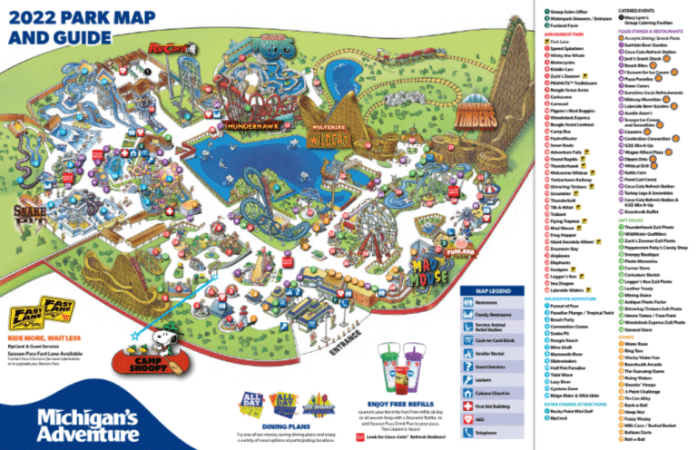 Michigan’s Adventure Map and Brochure (2022 – 2025)