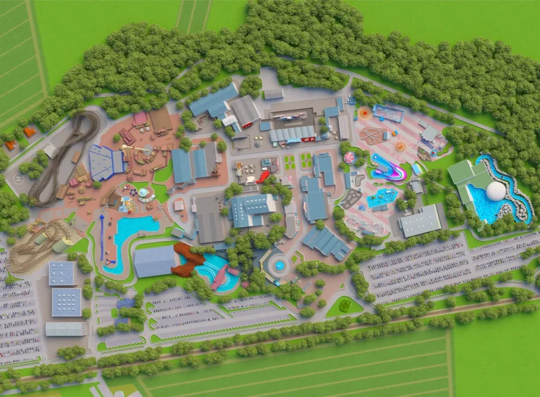 Movie Park Germany Map 2025