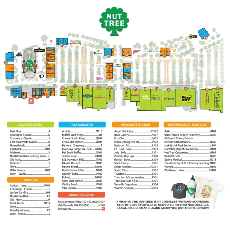 Nut Tree Family Park Map and Brochure (2025 – 2023)