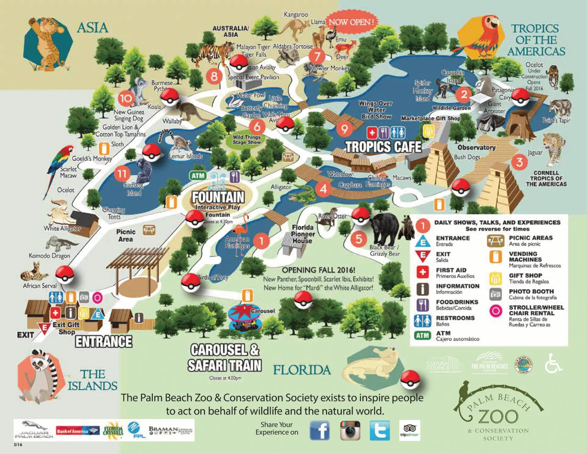 Palm Beach Zoo & Conservation Society Pokemon GO Map 2025