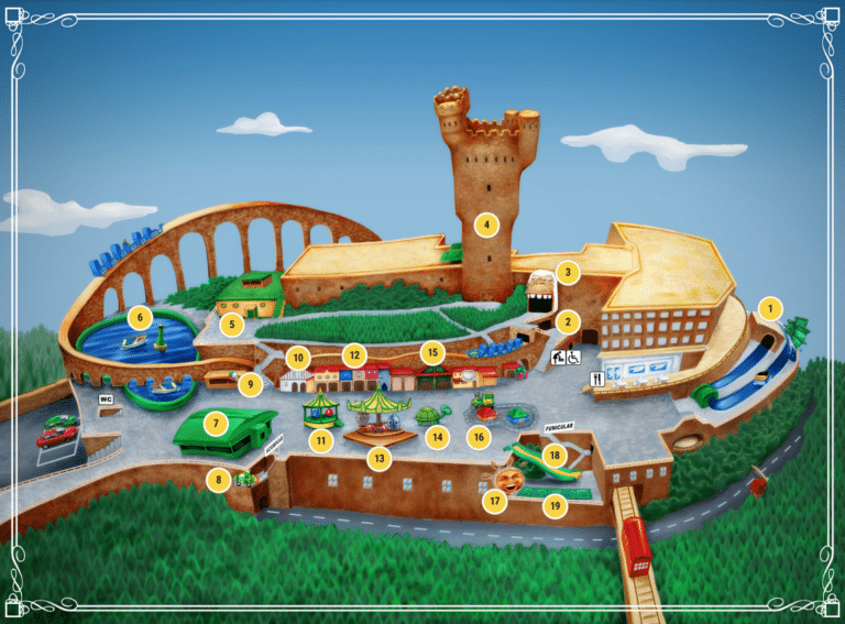 Parque de Atracciones Monte Igueldo Map and Brochure (2024 – 2019)
