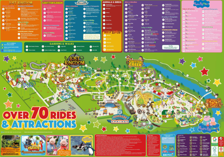 Paultons Park Map and Brochure (2023)