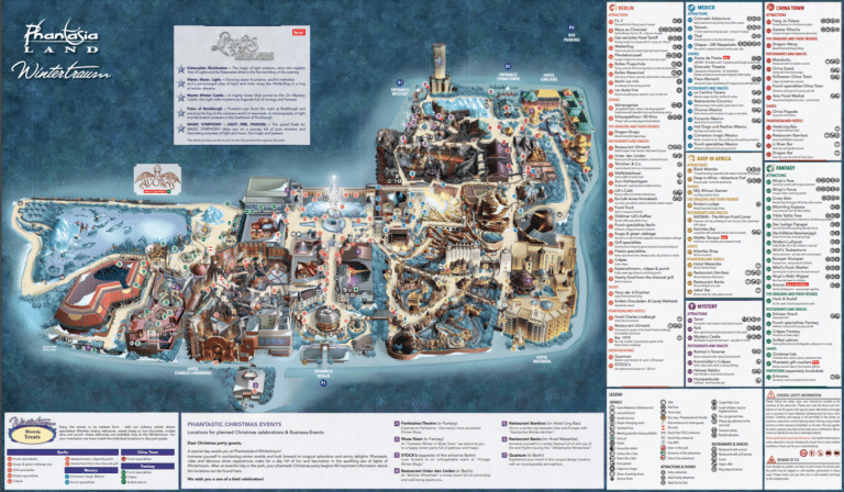 Phantasialand Map 2023