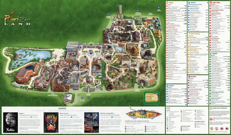 Phantasialand Map 2025 2