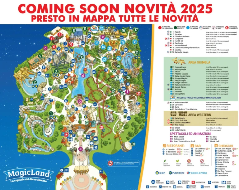 Rainbow MagicLand Map 2025
