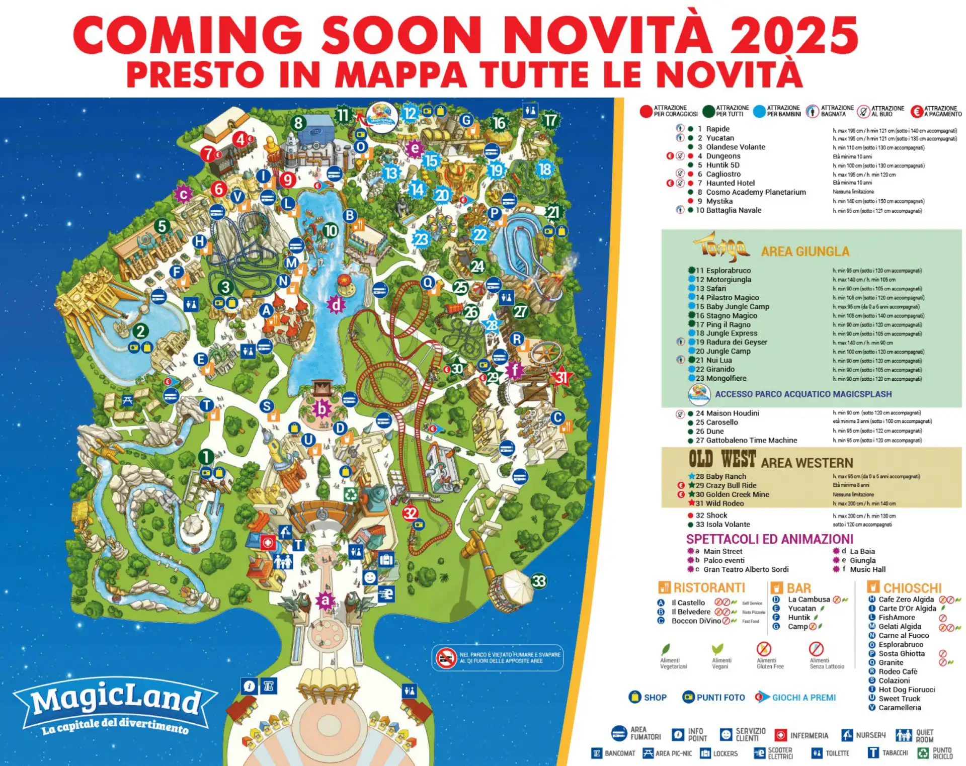 Rainbow MagicLand Map 2025