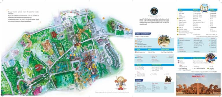 Ramoji Film City Map and Brochure (2022 – 2025)