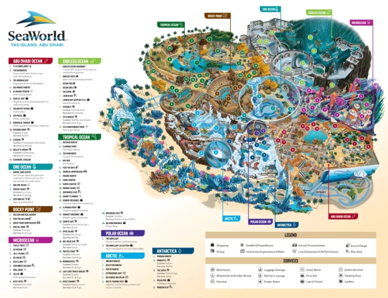 SeaWorld Abu Dhabi Map 2025-1
