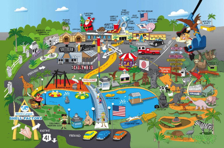 Shell Factory & Nature Park Map and Brochure (2024 – 2020)