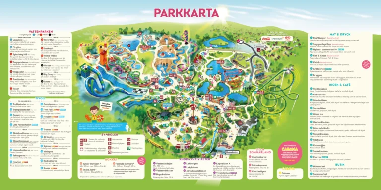 Skara Sommarland Map 2025