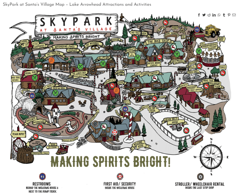 SkyPark at Santa’s Village Map and Brochure (2024 – 2023)