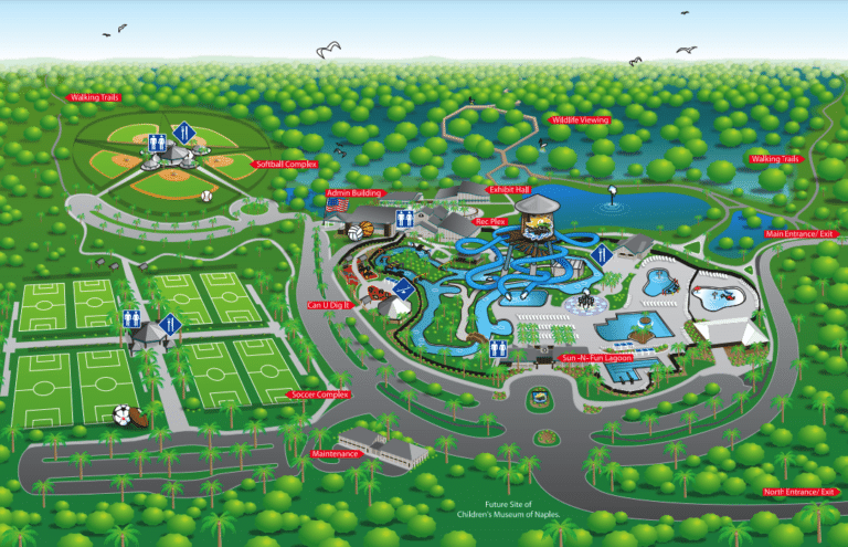 Sun-N-Fun Lagoon Map and Brochure (2016 – 2025)
