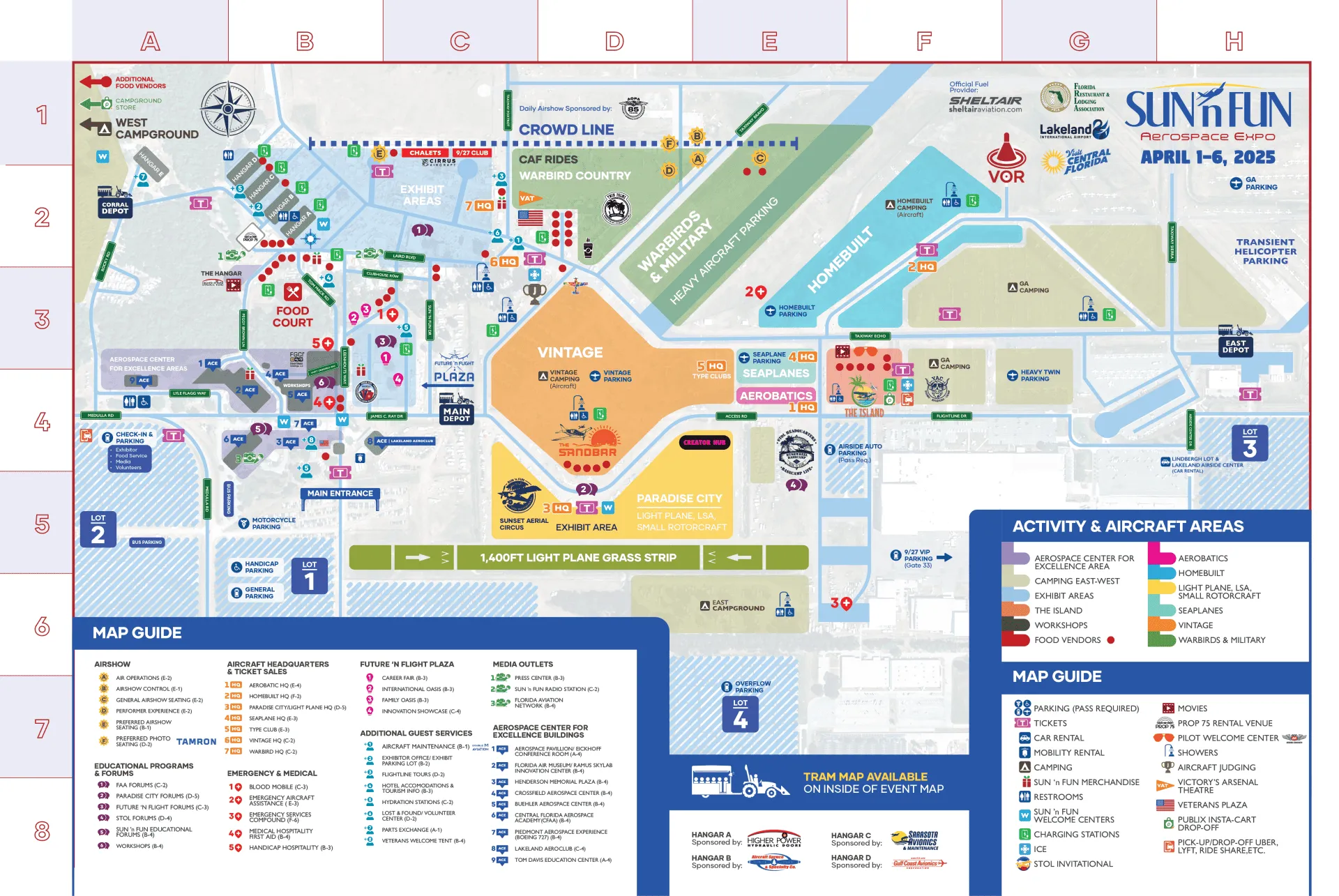 Sun-N-Fun Lagoon Map 2025