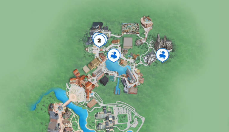 Universal Studios Beijing Map and Brochure (2023)