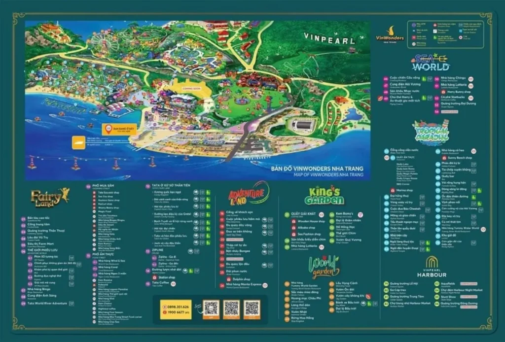 Vinpearl Land Map 2024