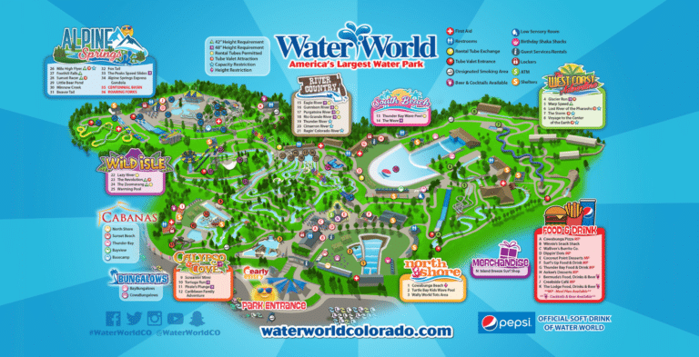 Water World Colorado Map and Brochure (2024 – 2020)