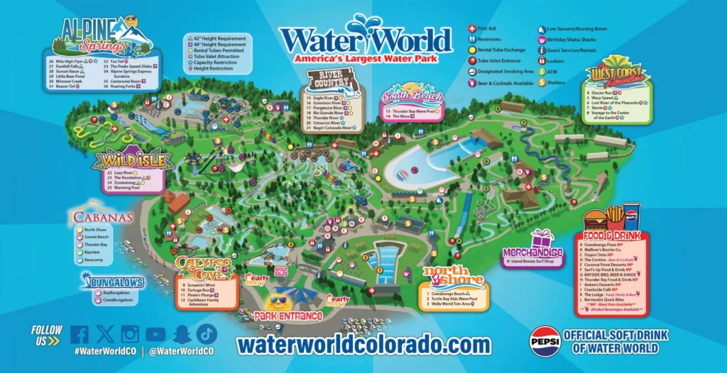 Water World Colorado Map 2024