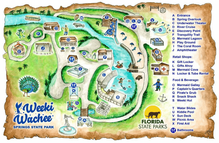 Weeki Wachee Springs State Park Map and Brochure (2014 – 2023)