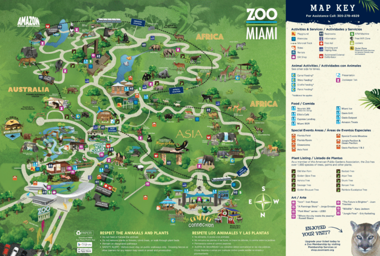 Zoo Miami Map and Brochure (2025 – 2024)