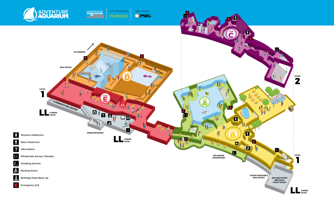 Adventure Aquarium Map and Brochure (2022 2023)
