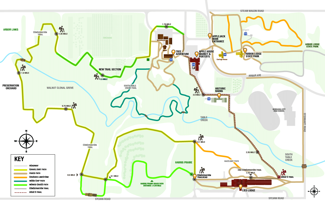 Arbor Day Farm Tree Adventure Map and Brochure (2022