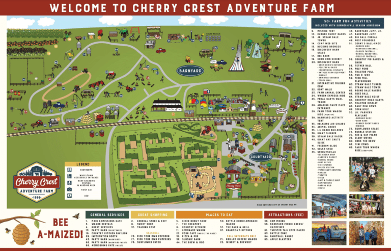 Cherry Crest Adventure Farm Map and Brochure (2025 – 2020)