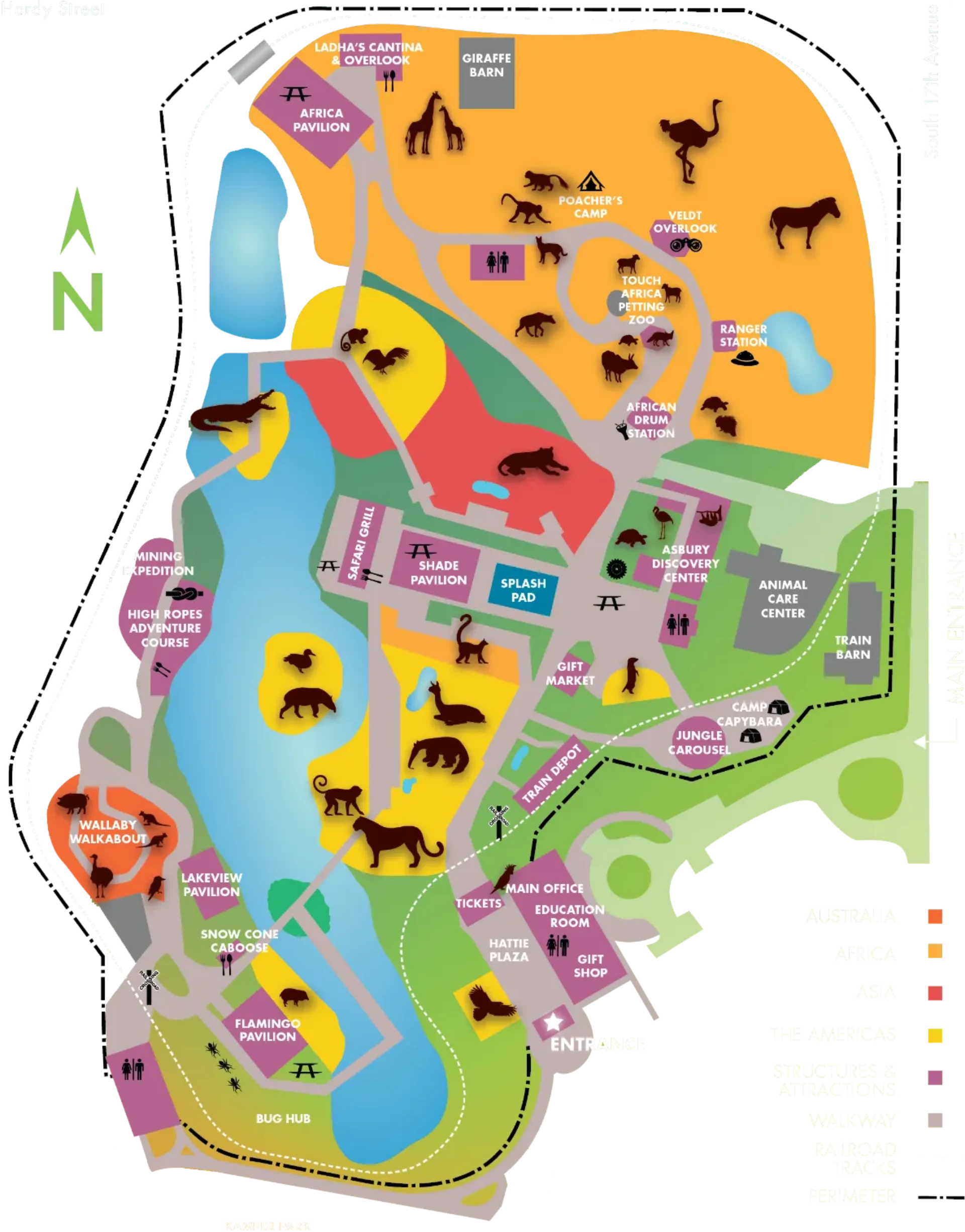 Hattiesburg Zoo Map 2025