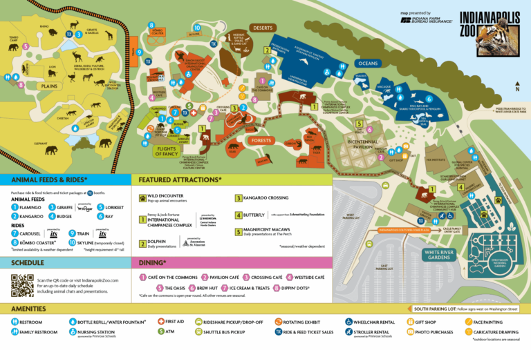 Indianapolis Zoo Boo Map 2025